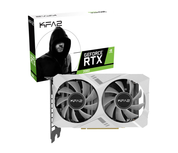 KFA2 GeForce RTX 2060 WHITE Mini 1-Click OC 6GB GDDR6